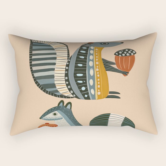 Little Forest Friends Rectangular Pillow Gallery Image 1