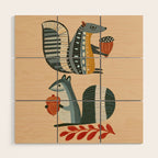 Little Forest Friends Wood Wall Art Gallery Image 1