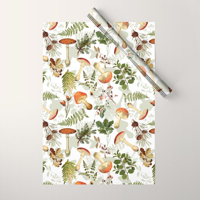 Vintage & Shabby Chic - Autumn Harvest Botanical Garden Wrapping Paper Gallery Image 1