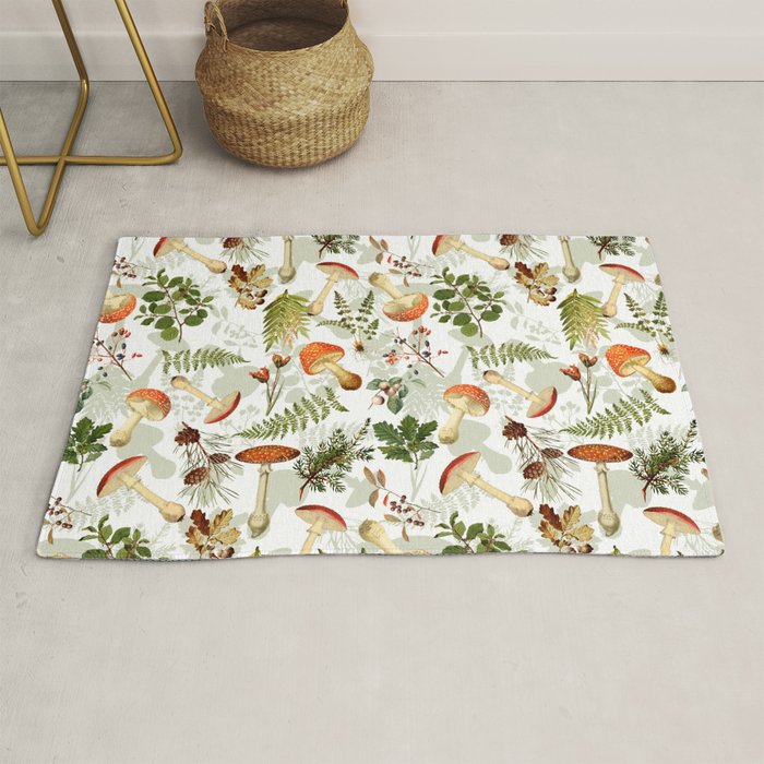 Vintage & Shabby Chic - Autumn Harvest Botanical Garden Rug Gallery Image 1