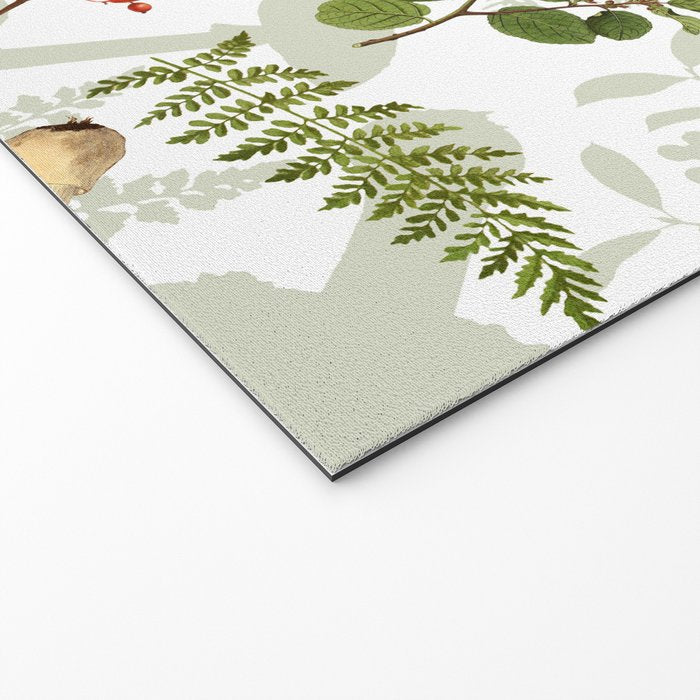 Vintage & Shabby Chic - Autumn Harvest Botanical Garden Welcome Mat Gallery Image 2