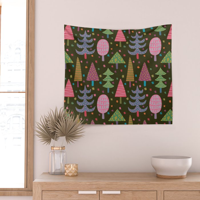 Christmas Magic #1 Wall Tapestry Gallery Image 2