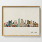 new orleans skyline Serving Tray Gallery Image 1