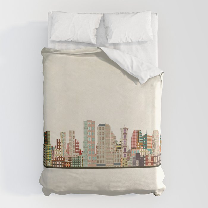 new orleans skyline Duvet Cover Gallery Image 6