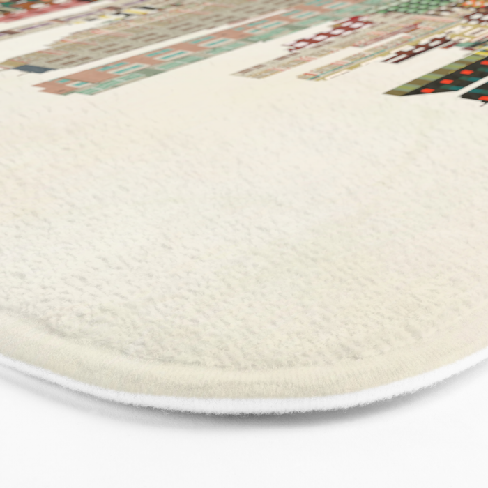 new orleans skyline Bath Mat Gallery Image 3