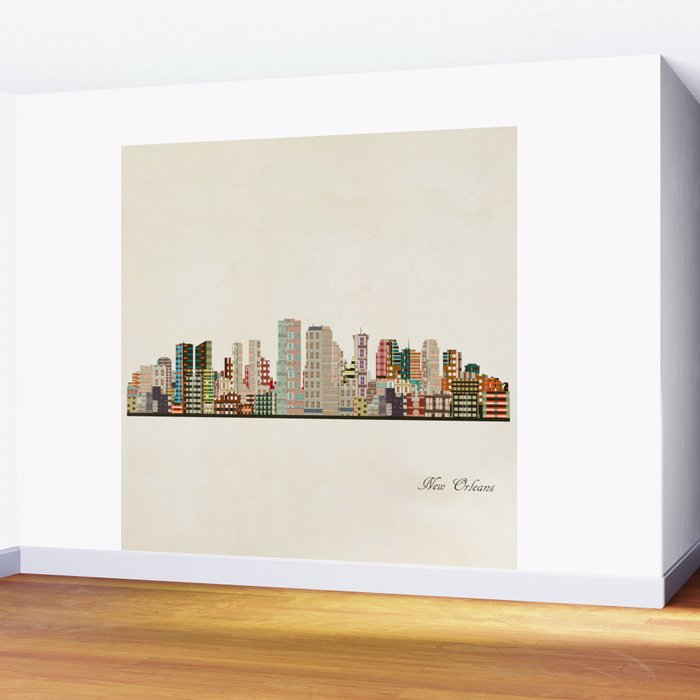 new orleans skyline Wall Mural Gallery Image 2