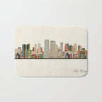 new orleans skyline Bath Mat Gallery Image 1