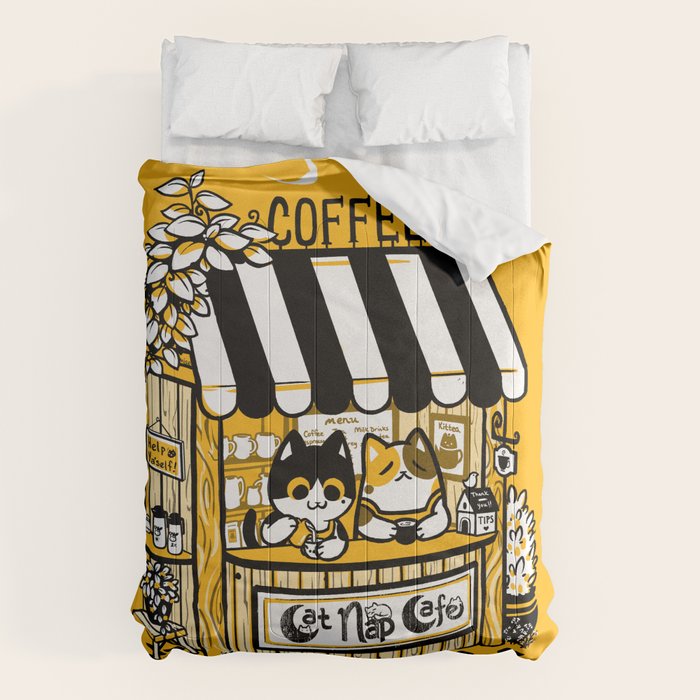 Cat Nap Cafe Comforter Gallery Image 6