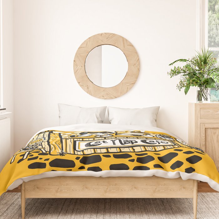 Cat Nap Cafe Duvet Cover Gallery Image 3