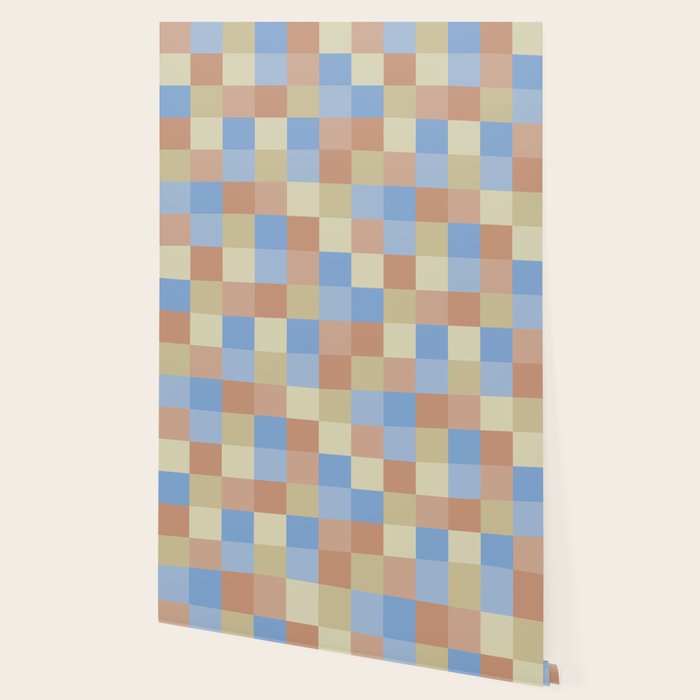 Bold Muted Checks Pattern - Small VII Wallpaper Gallery Image 2