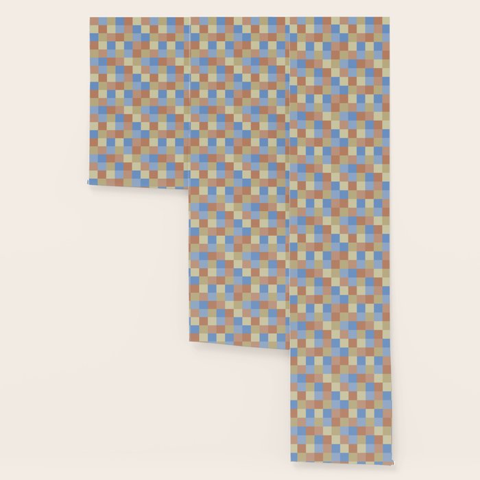 Bold Muted Checks Pattern - Small VII Wallpaper Gallery Image 3