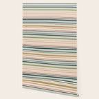Green Boho Stripes Wallpaper Gallery Image 2