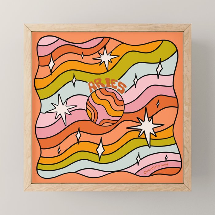 Aries Planet Mini Art Print Gallery Image 1