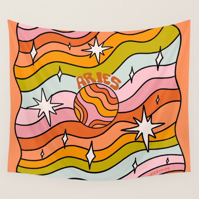 Aries Planet Wall Tapestry Gallery Image 4