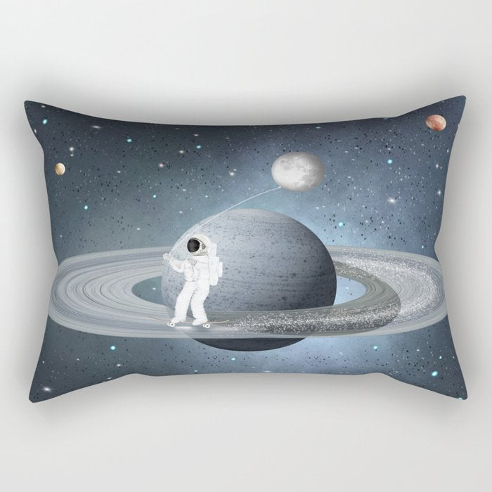 space skate Rectangular Pillow Gallery Image 2