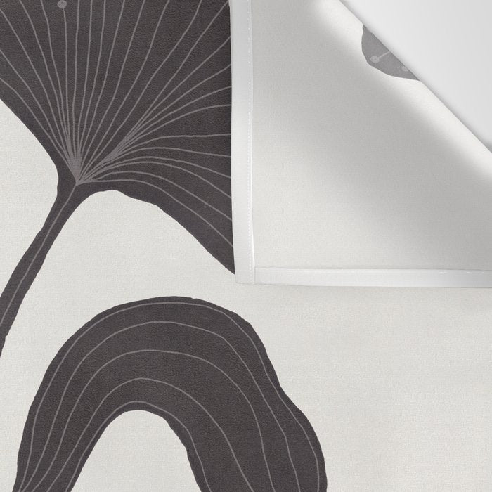 Linocut Flowers #2 Wall Tapestry Gallery Image 3