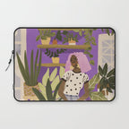 Pink Hair Beauty Laptop Sleeve Gallery Image 1