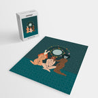 Spring Ritual // Women with animal masks Jigsaw Puzzle Gallery Image 2
