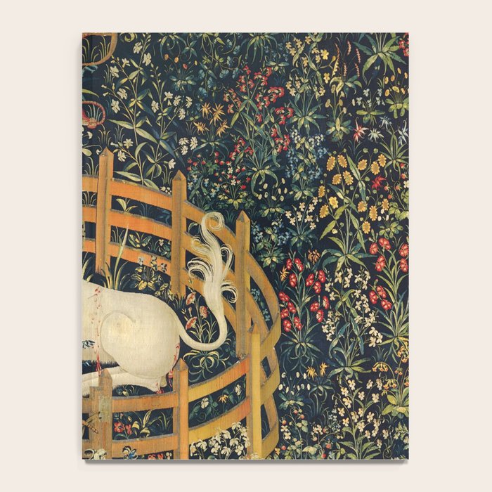 The Unicorn in Captivity (from the Unicorn Tapestries) 1495-1505 Notebook Gallery Image 4