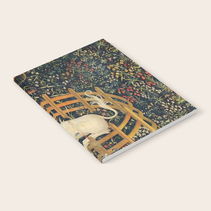 The Unicorn in Captivity (from the Unicorn Tapestries) 1495-1505 Notebook Gallery Image 1