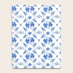Floral Pleasure blue B Notebook Gallery Image 4