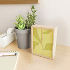 Green and pink botanical abstract Mini Art Print Gallery Image 2
