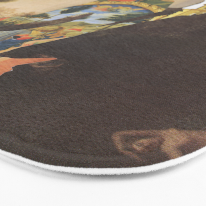 Between Two Civilizations 2 Bath Mat Gallery Image 3