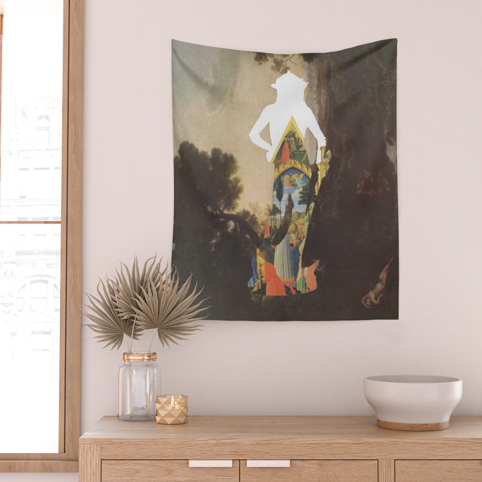 Between Two Civilizations 2 Wall Tapestry Gallery Image 2