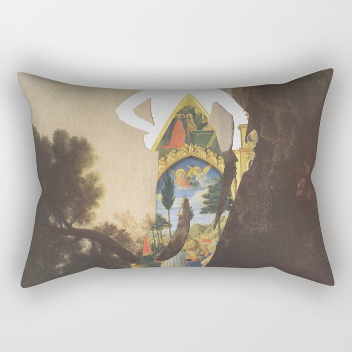 Between Two Civilizations 2 Rectangular Pillow Gallery Image 2