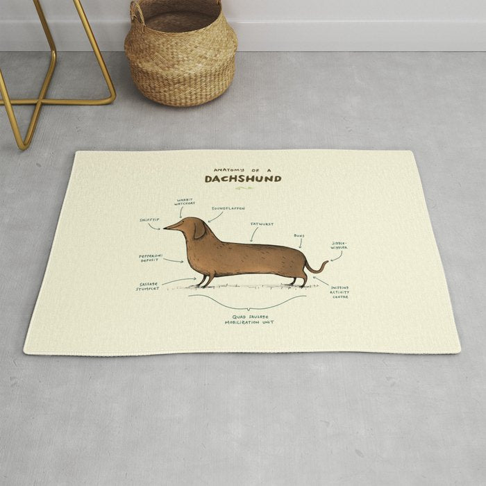 Anatomy of a Dachshund Rug Gallery Image 1