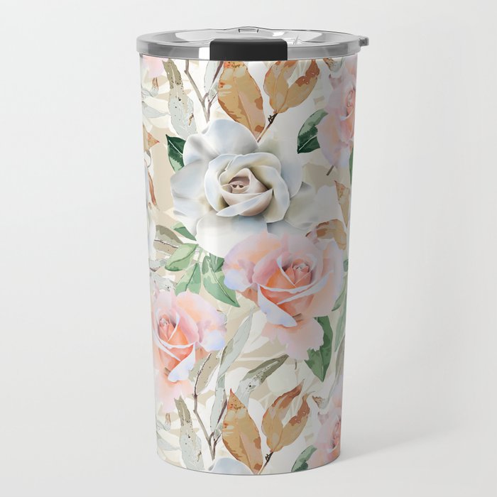Nice flowered lush garden 4 Travel Mug Gallery Image 1