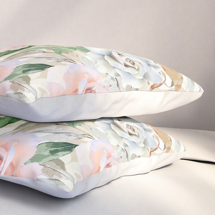 Nice flowered lush garden 4 Pillow Sham Gallery Image 3