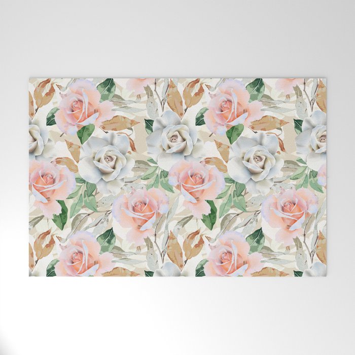 Nice flowered lush garden 4 Welcome Mat Gallery Image 1