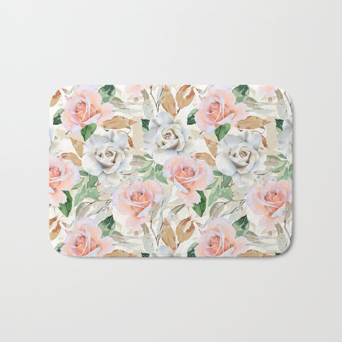Nice flowered lush garden 4 Bath Mat Gallery Image 1