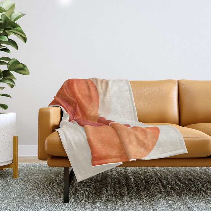 Desert Shapes III Throw Blanket Gallery Image 1