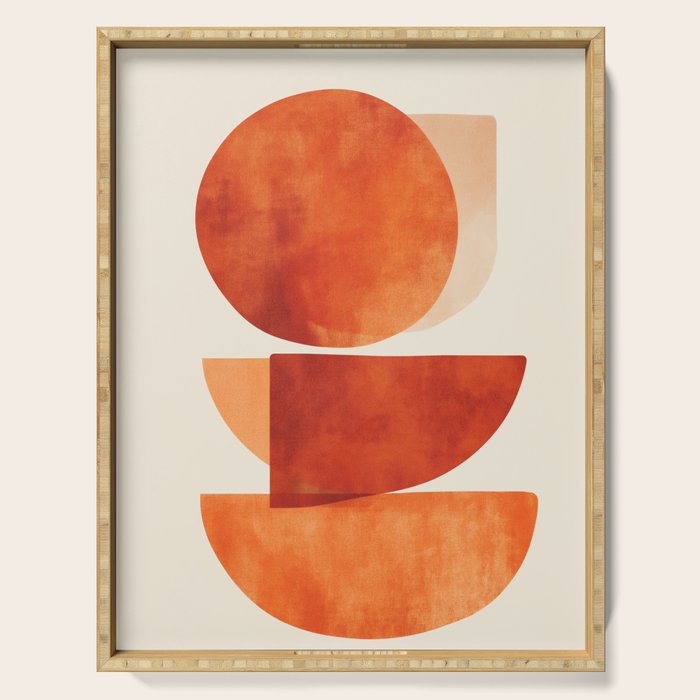 Desert Shapes III Serving Tray Gallery Image 1