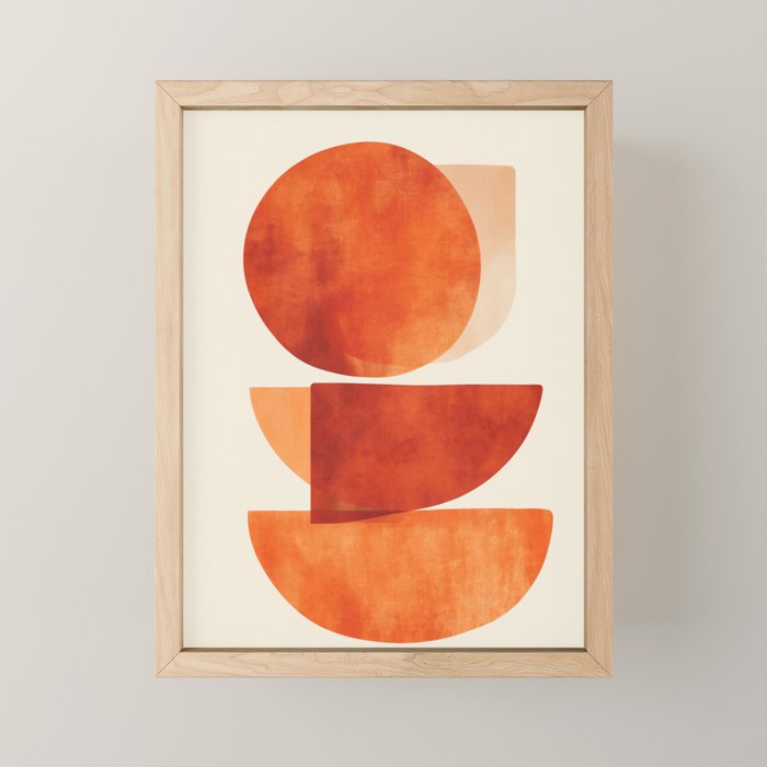 Desert Shapes III Mini Art Print Gallery Image 1