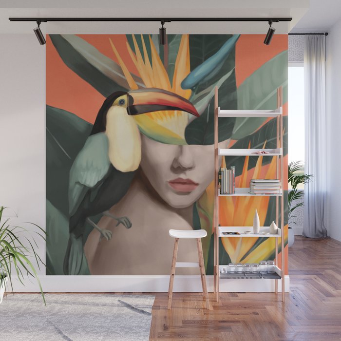 Tropical Reverie Wall Mural Gallery Image 1