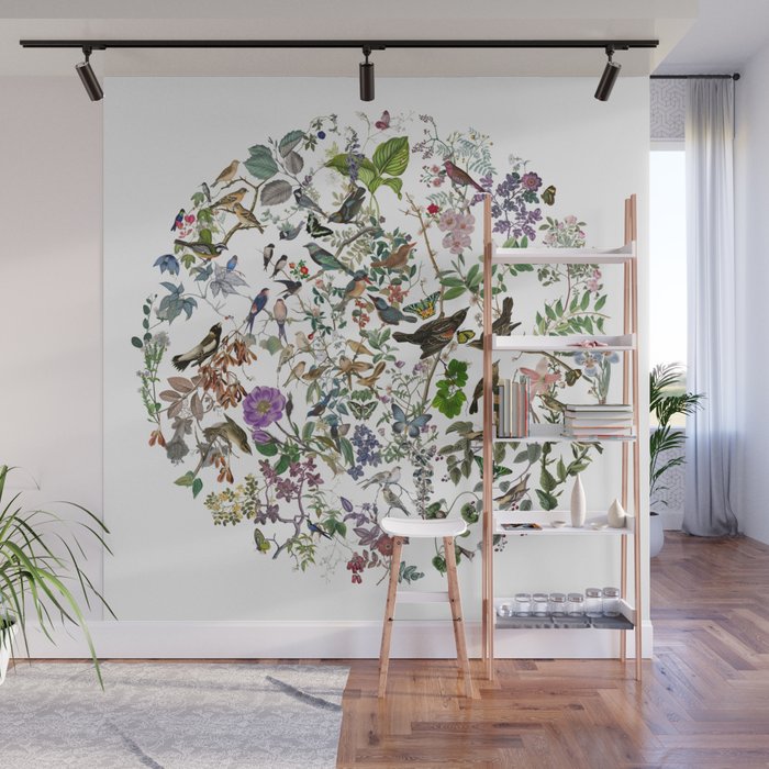 bird menagerie Wall Mural Gallery Image 1