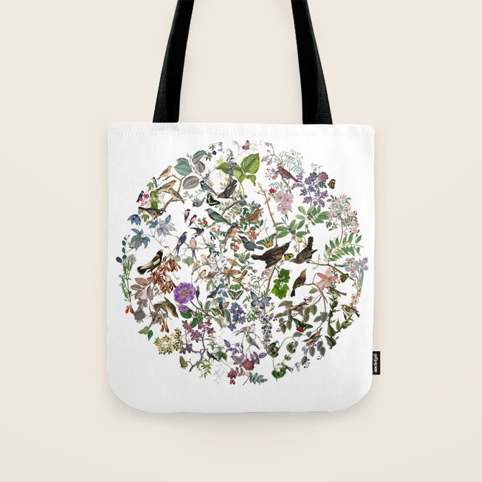 bird menagerie Tote Bag Gallery Image 1
