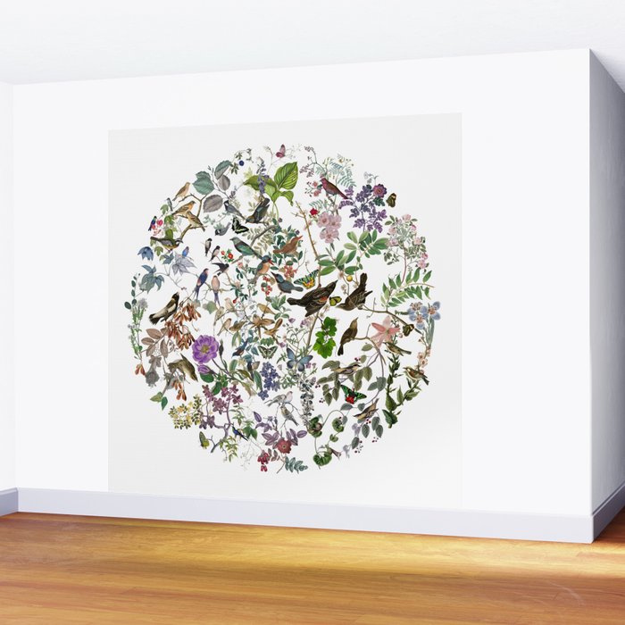 bird menagerie Wall Mural Gallery Image 2