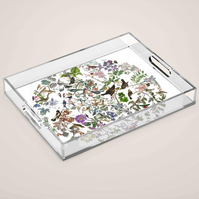 bird menagerie Acrylic Tray Gallery Image 1