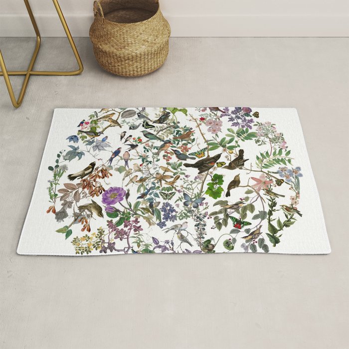 bird menagerie Rug Gallery Image 1
