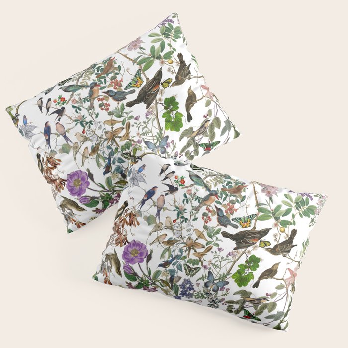 bird menagerie Pillow Sham Gallery Image 1