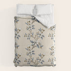 Elegant branch of white magnolia Duvet Cover Gallery Image 6