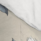 Elegant branch of white magnolia Comforter Gallery Image 4