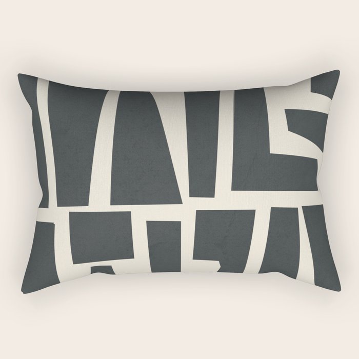Geometrical Play 1 Rectangular Pillow Gallery Image 1