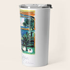 1962 Picasso COTE D'AZUR French Riviera Travel Poster Travel Mug Gallery Image 2