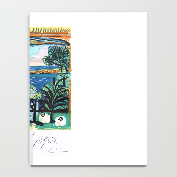 1962 Picasso COTE D'AZUR French Riviera Travel Poster Notebook Gallery Image 4