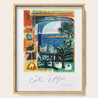 1962 Picasso COTE D'AZUR French Riviera Travel Poster Serving Tray Gallery Image 1